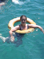 lindsey swimming